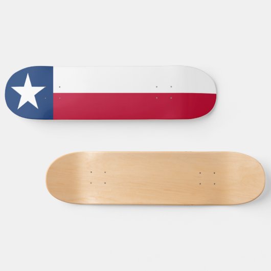 Texas State Flag Persoonlijk Skateboard (Horizontaal)