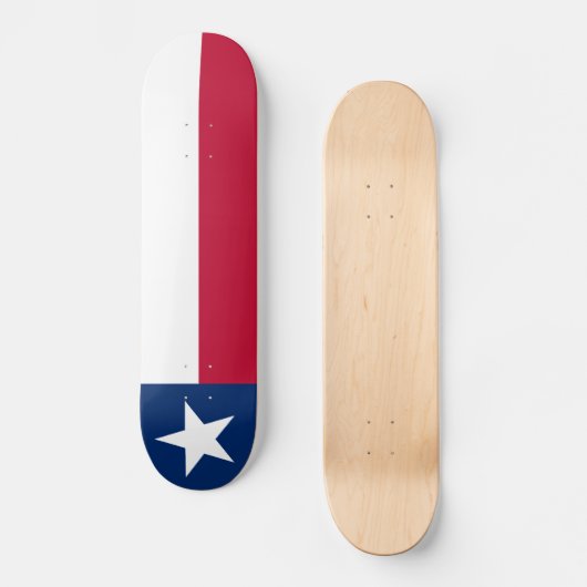Texas State Flag Persoonlijk Skateboard (Voorkant)