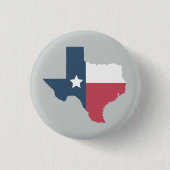 Texas State - Flag Pin Ronde Button 3,2 Cm (Voorkant)