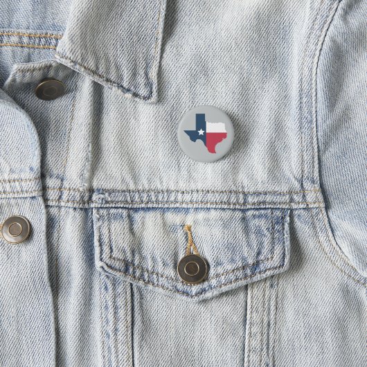 Texas State - Flag Pin Ronde Button 3,2 Cm (In situ)