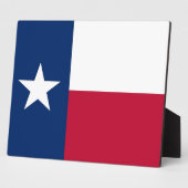 Texas State Flag Plaque Fotoplaat (Zijkant)