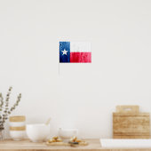 Texas State Flag Poster (Keuken)