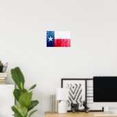 Texas State Flag Poster (Thuiskantoor)