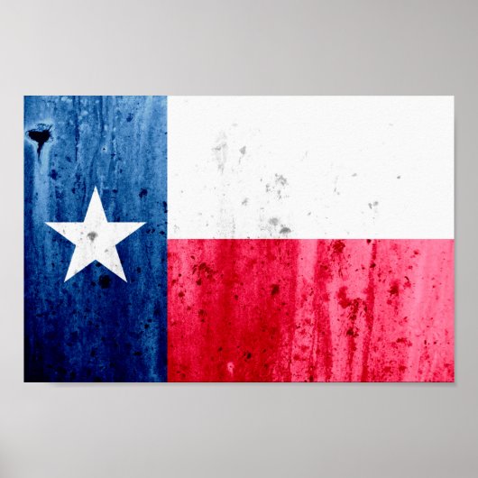 Texas State Flag Poster (Voorkant)