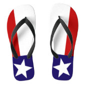 Texas State Flag Pride Teenslippers (Voetbed)