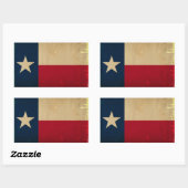 Texas State Flag  Rechthoekige Sticker (Vel)