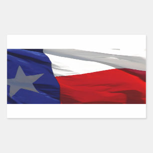 Texas State Flag Rechthoekige Sticker