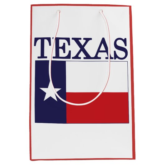 Texas State Flag Red White & Blue MGB Medium Cadeauzakje (Voorkant)