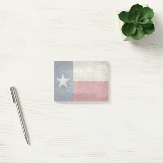 Texas State flag retro post zijn notities Post-it® Notes (Kantoor)