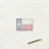 Texas State flag retro post zijn notities Post-it® Notes (Op bureau)