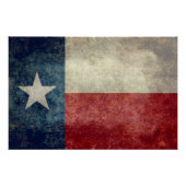 Texas State flag, retro-stijl poster (Voorkant)