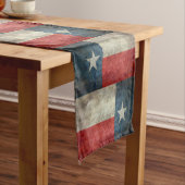 Texas State flag  retro Table runner 14x72 Korte Tafelloper (Voorbeeld)
