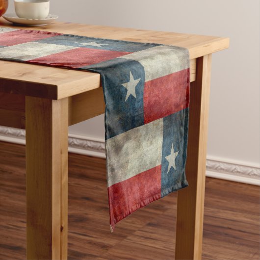 Texas State flag retro Table runner 14x72 Korte Tafelloper (Voorbeeld)