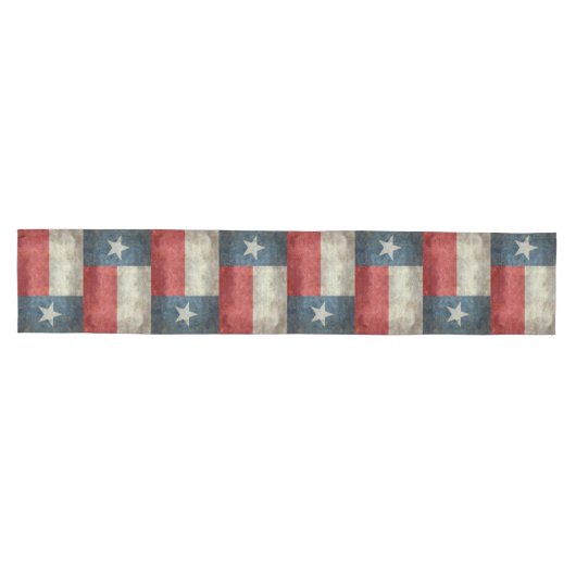 Texas State flag retro Table runner 16x90" Medium Tafelloper (Horizontaal)