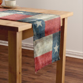 Texas State flag retro Table runner 16x90" Medium Tafelloper (Voorbeeld)