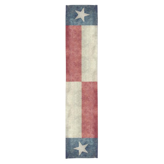 Texas State flag  retro Table runners Korte Tafelloper (Voorkant)