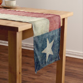 Texas State flag  retro Table runners Korte Tafelloper (Voorbeeld)