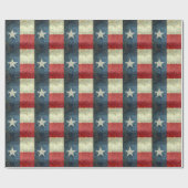 Texas State flag, retro versie Cadeaupapier (Vlak)