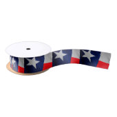 Texas State Flag Ribbon Satijnen Lint (Spoel)
