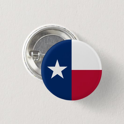 Texas State Flag Ronde Button 3,2 Cm (Voorkant /achterkant)