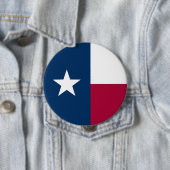 Texas State Flag Ronde Button 4,0 Cm (In situ)