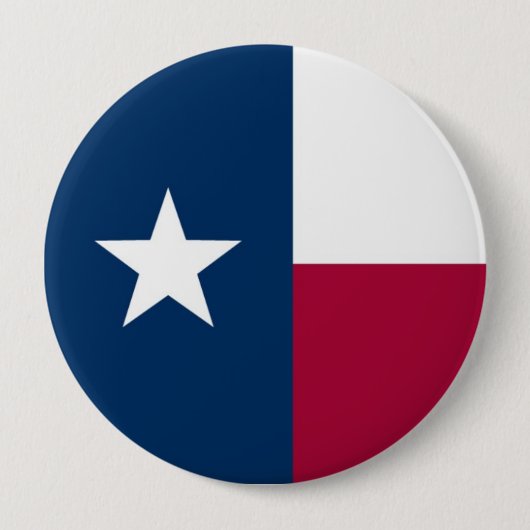 Texas State Flag Ronde Button 4,0 Cm (Voorkant)