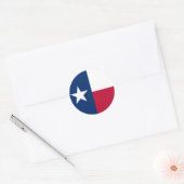 Texas State Flag Ronde Sticker (Envelop)