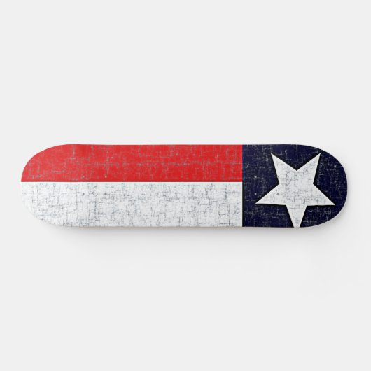 TEXAS STATE FLAG Skateboard (Horizontaal)