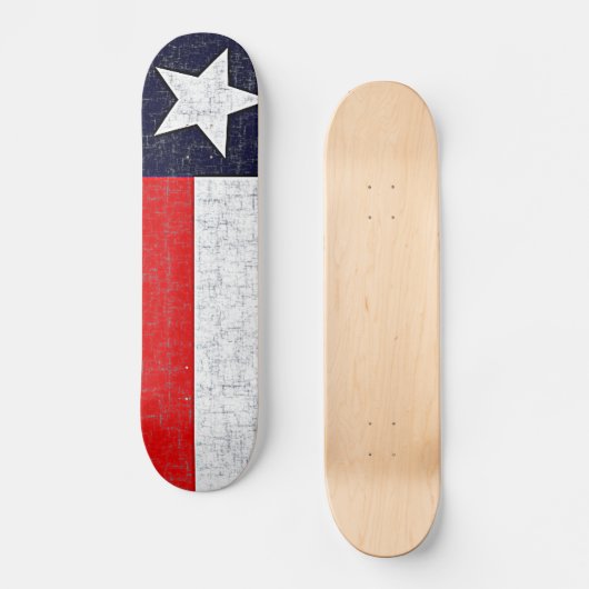 TEXAS STATE FLAG Skateboard (Voorkant)
