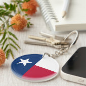 Texas State Flag Sleutelhanger (Voorkant Rechts)