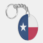 Texas State Flag Sleutelhanger (Voorkant Links)