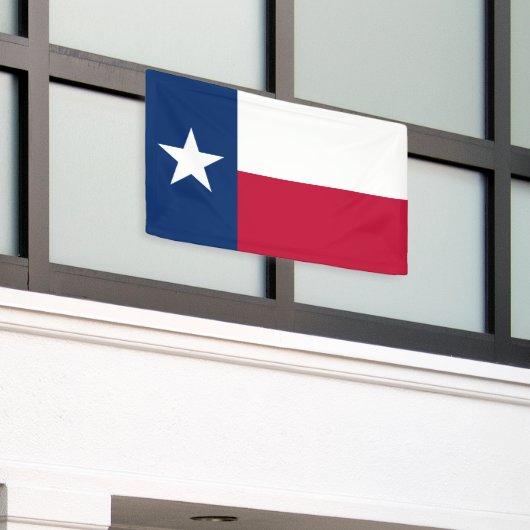 Texas State Flag Spandoek (Buitenkant Gebouw)