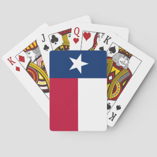 Texas State Flag Spelling Cards Pokerkaarten