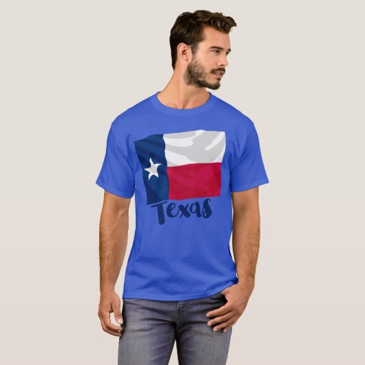 Texas State Flag T-Shirt (Voorkant volledig)