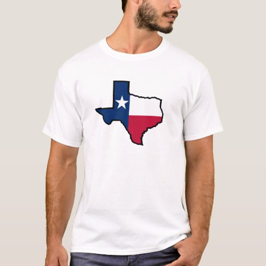 Texas State Flag T Shirt (Voorkant)