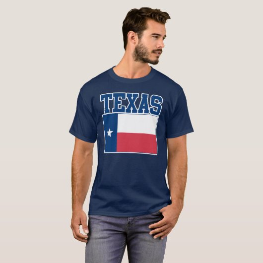 Texas State Flag T-Shirt (Voorkant volledig)