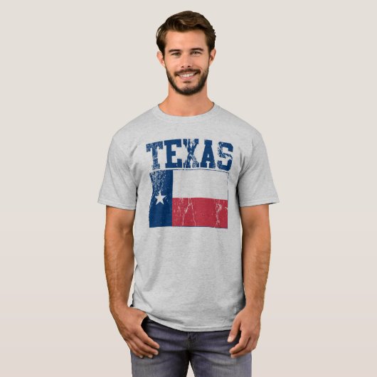 Texas State Flag T-shirt (noodlijdend) (Voorkant volledig)
