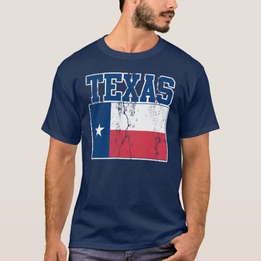 Texas State Flag T-Shirt (verhit) (Voorkant)