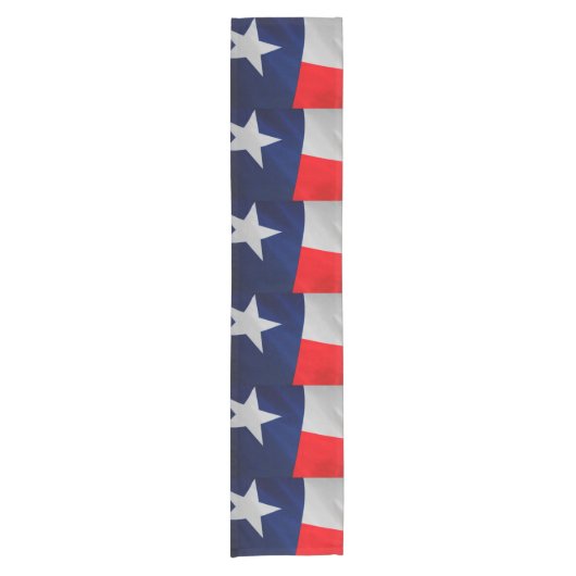 Texas State Flag Table Runner Korte Tafelloper (Voorkant)