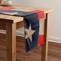  Texas State Flag Table Runner