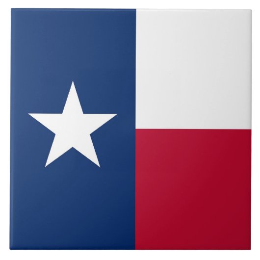 Texas State Flag Tegel Tegeltje (Voorkant)