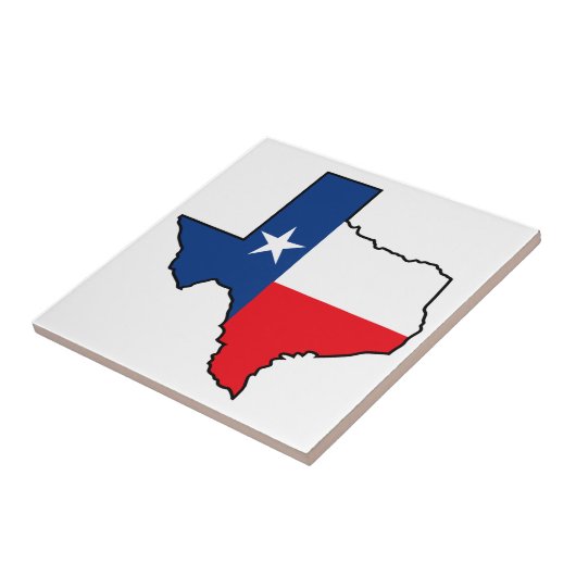 Texas State Flag Tegeltje (Zijkant)