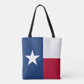 Texas State Flag Tote Bag (Achterkant)