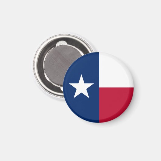 Texas State Flag Verenigde Staten Magneet (Voorkant / Achterkant)