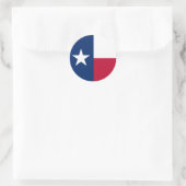 Texas State Flag Verenigde Staten Ronde Sticker (Tas)