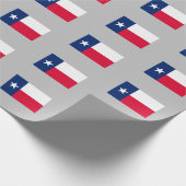 Texas State Flag, Wrapping Paper Cadeaupapier (Hoek)