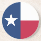 Texas State Flag Zandsteen Onderzetter (Voorkant)