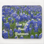 Texas State Flower Bluebonnets Mousepad Muismat (Voorkant)