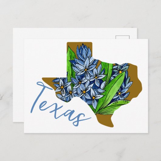 Texas State Flower Briefkaart (Voorkant / Achterkant)