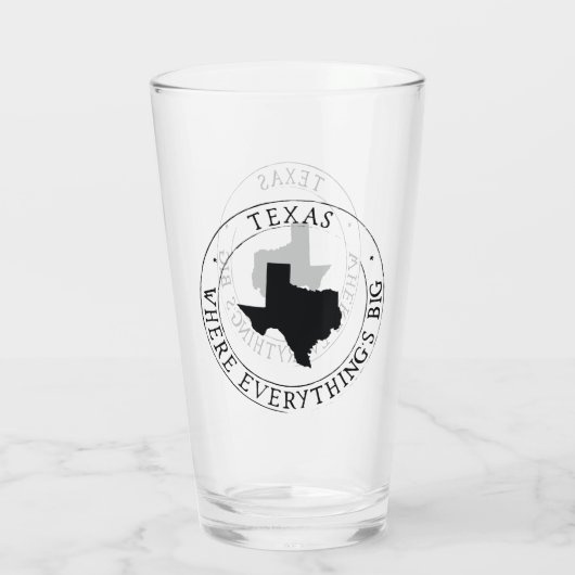 Texas State Glas Cup (Achterkant)